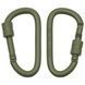 Карабины алюминиевые, MFH Carabiner, 6 мм х 6 см, Olive 27535B фото 3