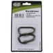 Карабины алюминиевые, MFH Carabiner, 6 мм х 6 см, Olive 27535B фото 4