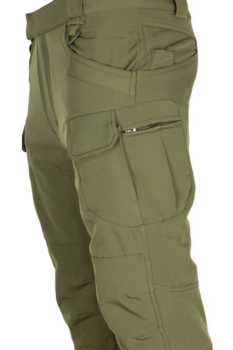 Тактичні штани утеплені SoftShell Olive 53000001-S фото