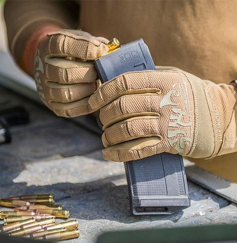 Перчатки тактические Helikon-Tex Range Tactical Gloves, Multicam/Coyote, S RK-RNG-PO-3411A-B03 фото