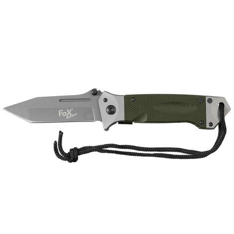 Ніж складаний Fox Outdoor G10, Olive 45531B фото