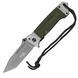 Ніж складаний Fox Outdoor G10, Olive 45531B фото 1