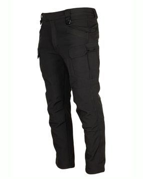 Тактичні штани утеплені SoftShell Black 53000002-S фото