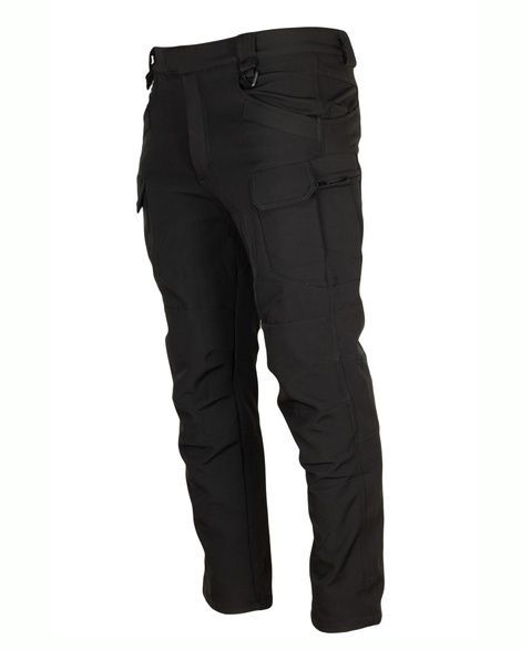Тактичні штани утеплені SoftShell Black 53000002-S фото