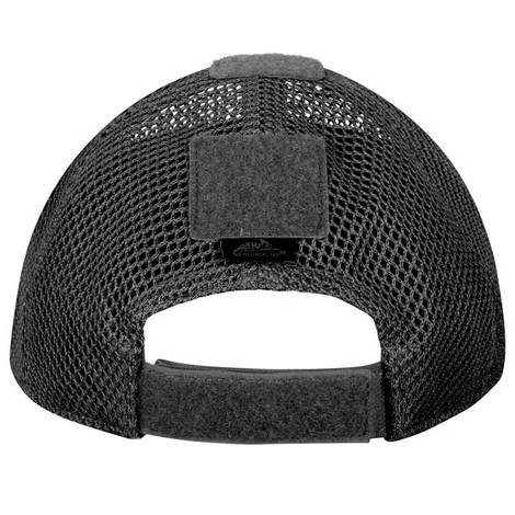 Бейсболка plus velcro Helikon Mesh, Black CZ-BBV-PR-01 фото