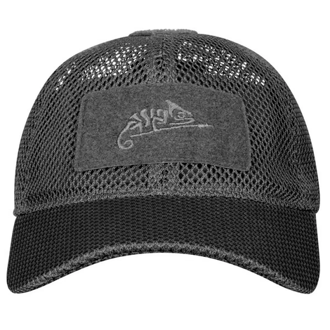 Бейсболка plus velcro Helikon Mesh, Black CZ-BBV-PR-01 фото