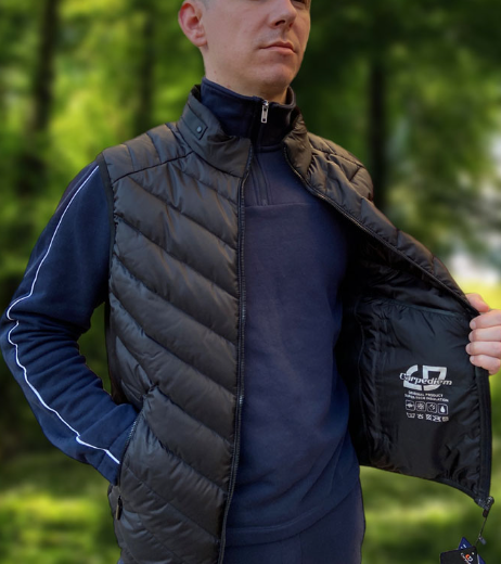 Жилет Carpediem Warm Vest Downy ЧЕРНЫЙ (фольга) 00008407/48 фото