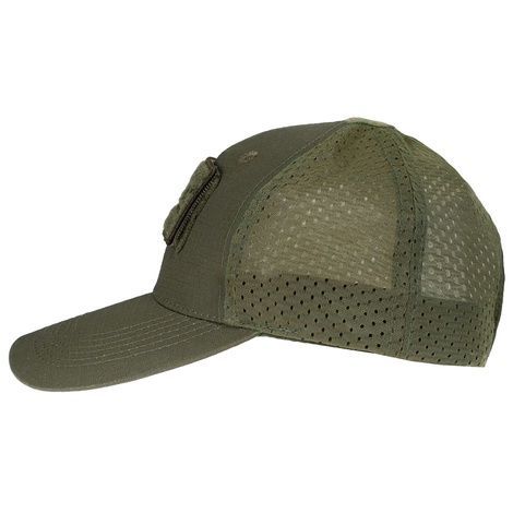Бейсболка MIL-TEC Net Baseball Cap Olive с сеткой 12317601 фото