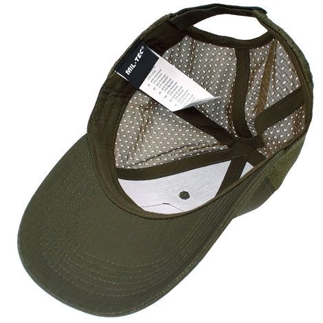 Бейсболка MIL-TEC Net Baseball Cap Olive с сеткой 12317601 фото