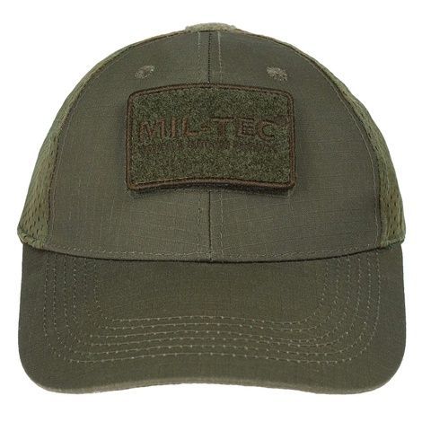 Бейсболка MIL-TEC Net Baseball Cap Olive с сеткой 12317601 фото