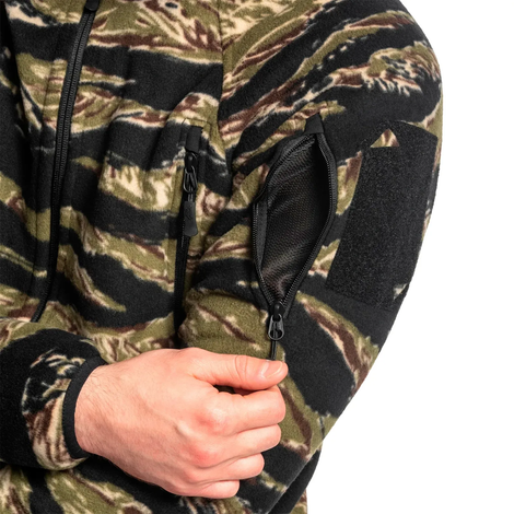 Флісова кофта Helikon Patriot Mk2 Hybrid Fleece, Tiger Stripe BL-PJ2-FH-62-B06 фото
