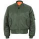 Куртка Mil-Tec MA-1 US Flight Jacket - Olive 10403001-902 фото 1