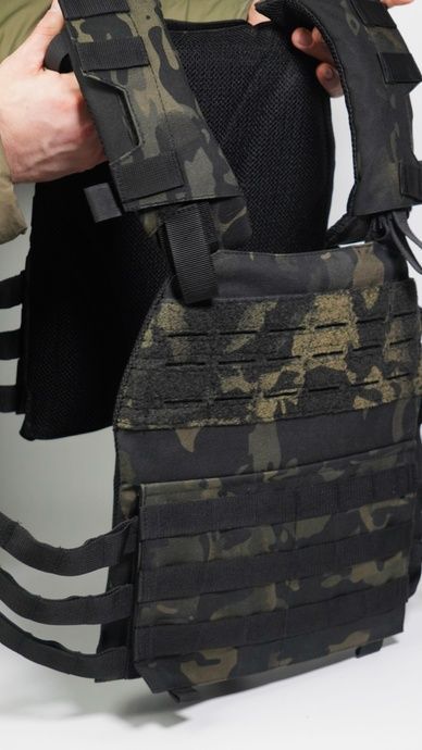 Плитоноска "Grant" East Gear c функцией быстрого сброса, CORDURA 1000D, Black Multicam  1200091 фото