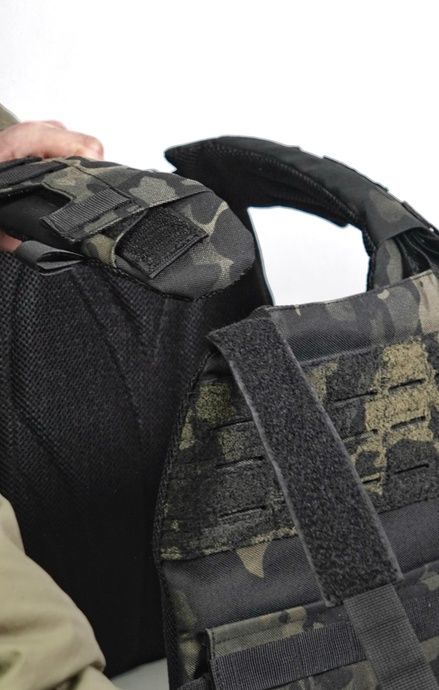 Плитоноска "Grant" East Gear c функцией быстрого сброса, CORDURA 1000D, Black Multicam  1200091 фото