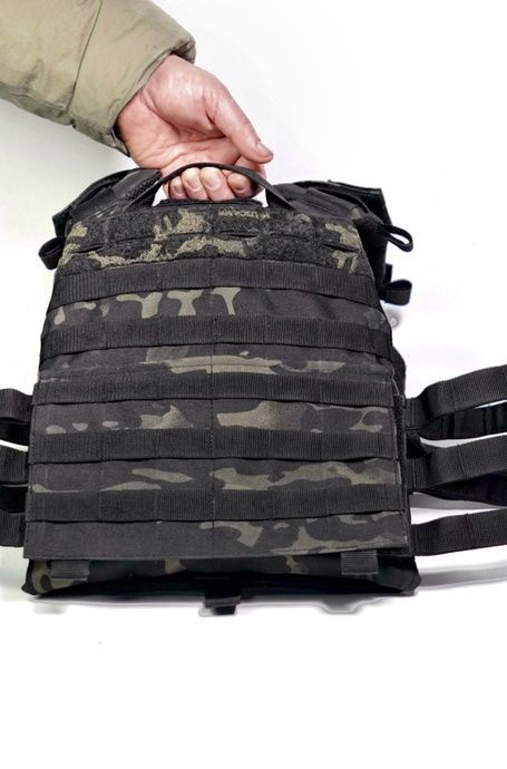 Плитоноска "Grant" East Gear c функцией быстрого сброса, CORDURA 1000D, Black Multicam  1200091 фото