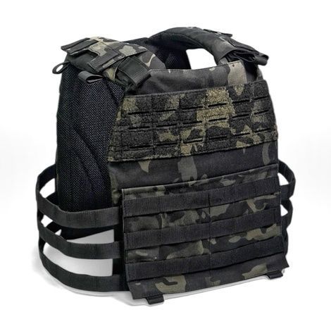 Плитоноска "Grant" East Gear c функцией быстрого сброса, CORDURA 1000D, Black Multicam  1200091 фото
