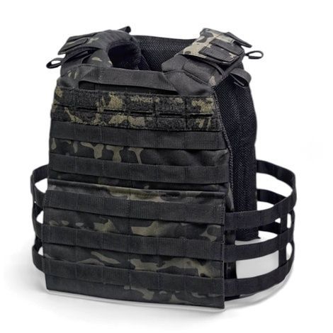 Плитоноска "Grant" East Gear c функцией быстрого сброса, CORDURA 1000D, Black Multicam  1200091 фото