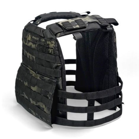 Плитоноска "Grant" East Gear c функцией быстрого сброса, CORDURA 1000D, Black Multicam  1200091 фото