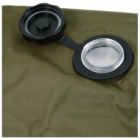Туристичний мобільний душ MFH Solar Shower Deluxe 20 л, Олива 0105 фото