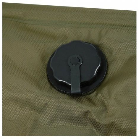 Туристичний мобільний душ MFH Solar Shower Deluxe 20 л, Олива 0105 фото