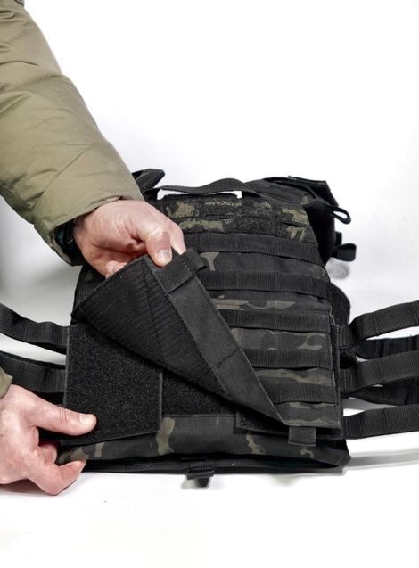 Плитоноска "Grant" East Gear c функцией быстрого сброса, CORDURA 1000D, Black Multicam  1200091 фото