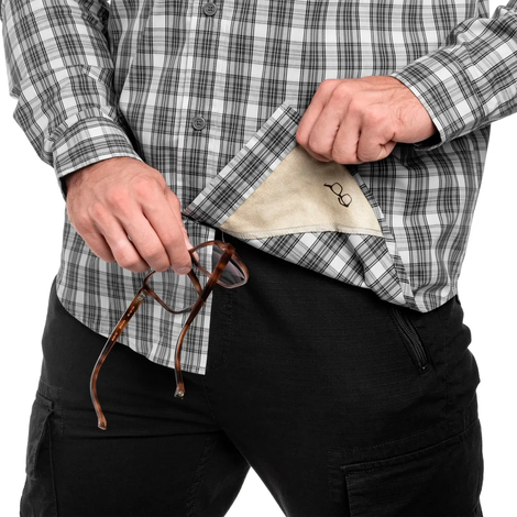 Рубашка Helikon-Tex Covert Concealed Carry, Foggy Grey Plaid KO-CCC-CB-PC-B03 фото