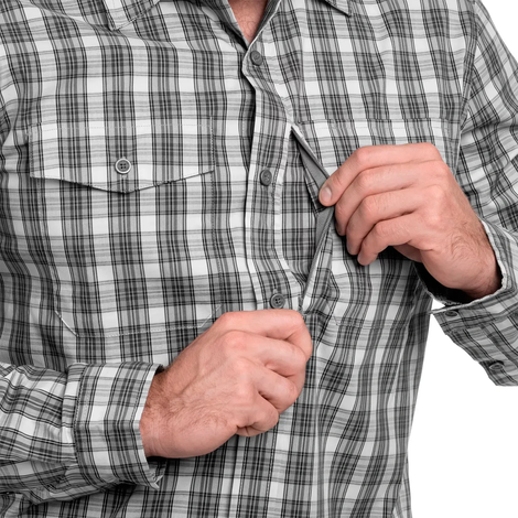 Рубашка Helikon-Tex Covert Concealed Carry, Foggy Grey Plaid KO-CCC-CB-PC-B03 фото