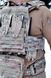Комплект підсумок під рацію з жорсткою панеллю Tegris, Motorola, система MOLLE,  EAST GEAR, MultiCam 6100071 фото 8