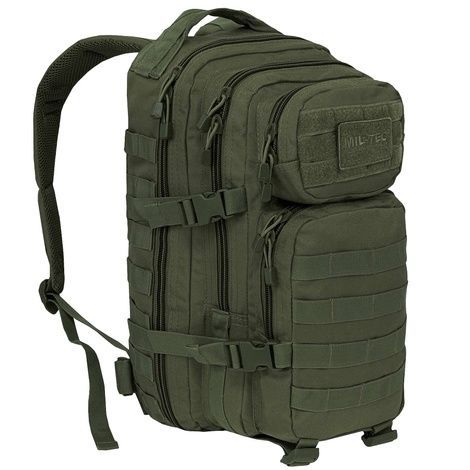 Рюкзак тактичний MIL-TEC US Assault Small, 20L, Olive 14002001 фото