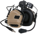 Активні захисні навушники з гарнітурою і адаптором Earmor M32H MOD4 (CB) Coyote Brown M32H-CB/ARC (MOD4) фото 1