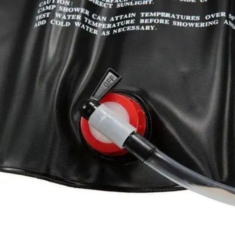 Душ сонячний портативний, MFH 20LTR. SOLAR SHOWER, Чорний 0106 фото