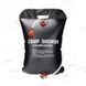 Душ сонячний портативний, MFH 20LTR. SOLAR SHOWER, Чорний 0106 фото 1
