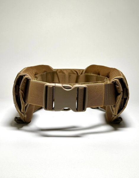Модульний тактичний пояс на 2 Molle (без третього модуля), Koyote К-025.3 фото